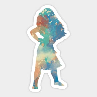 Character Inspired Silhouette Sticker